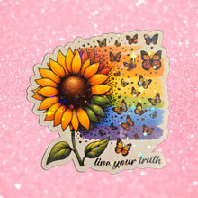 Golly Oodelally Designs: "Live Your Truth" Pride Sticker Set OVERSTOCK