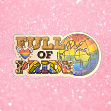 Golly Oodelally Designs: "Full of Pride" Pride Sticker Set OVERSTOCK