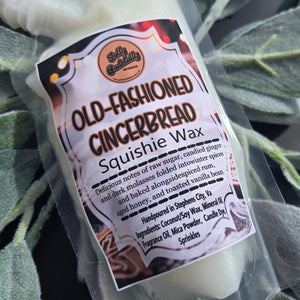 Golly Oodelally Designs: Squishie Wax "Old-Fashioned Gingerbread" *CAPPED PRE-ORDER*