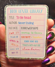 Golly Oodelally Designs: Phone Grip "Book Lover Library Card" *CAPPED PRE-ORDER*