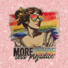 Golly Oodelally Designs is incredibly excited to celebrate Pride month and offers the "More Pride Less Prejudice" phone grip. Acrylic topper measures 2.8 inches wide by 3 inches tall.&nbsp;

Phone grip will be black. While sturdy, these are breakable if dropped so please handle with love.&nbsp;

This phone grip top is not swappable to help keep costs down, and due to thickness, this phone grip will likely NOT fit a car phone holder.