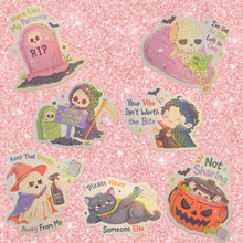 Golly Oodelally Designs: "Halloween Snarkiness" Sticker Set
