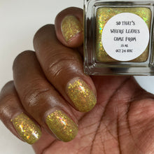 Night Owl Lacquer: "So That's Where Leaves Come From" *PRE-ORDER*