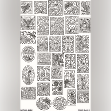 Nothing Basic brings us a stained glass inspired stamping plate, etched into stainless steel!

9.5x14.5cm