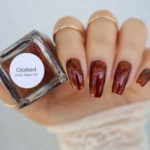 Cracked Polish: Halloween "Clotted" *OVERSTOCK*