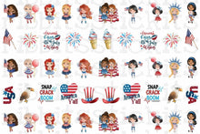 Ribbits Stickits "4th of July Wishes" Waterslide Decals