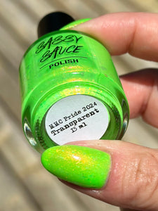 Sassy Sauce Polish: PRIDE DUO "Transparent" and "Express Yourself" OVERSTOCK