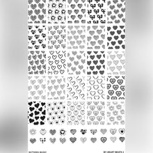 Nothing Basic: Stamping Plate "My Heart Beats 2" *CAPPED PRE-ORDER*