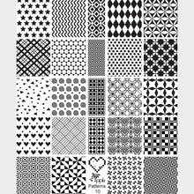 Apipila brings us a stamping plate with various patterns etched into stainless steel!

10 x12 cm