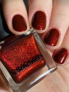 Cracked Polish: Halloween "Clotted" *OVERSTOCK*