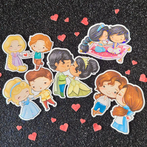 Golly Oodelally Designs "A Dream Is A Wish Your Heart Makes" Valentine's Sticker Set