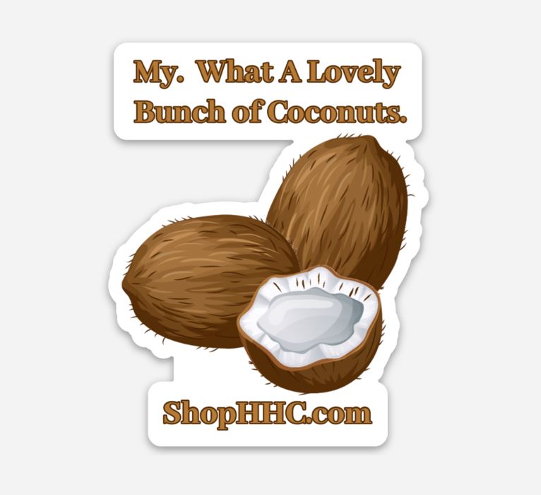 HHC Coconuts Decal